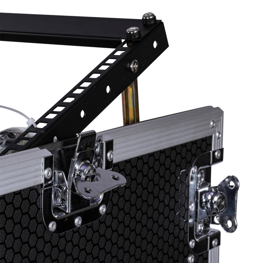 Workstation & Portable DJ Table | 10U Mixer & 16U Amp Rack Case – Titan AV