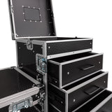 Close up look at our Workstation On Wheels with 4 Drawers, Top Storage & Table