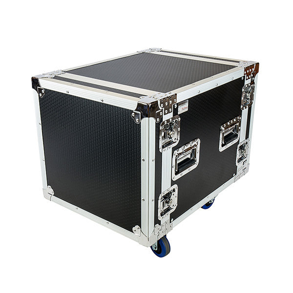Titan AV 19" 10RU Rack Mount Road Case on Castors