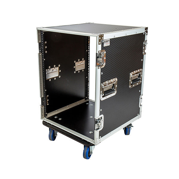 14RU Rack Mount Road Case on Castors by Titan AV: Mobile & Secure