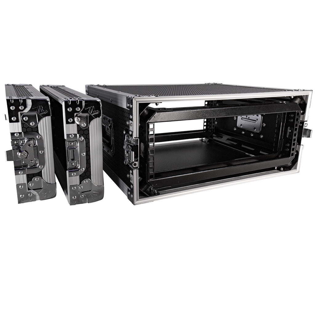 3RU Shock Mount Rack Case, 450mm Deep