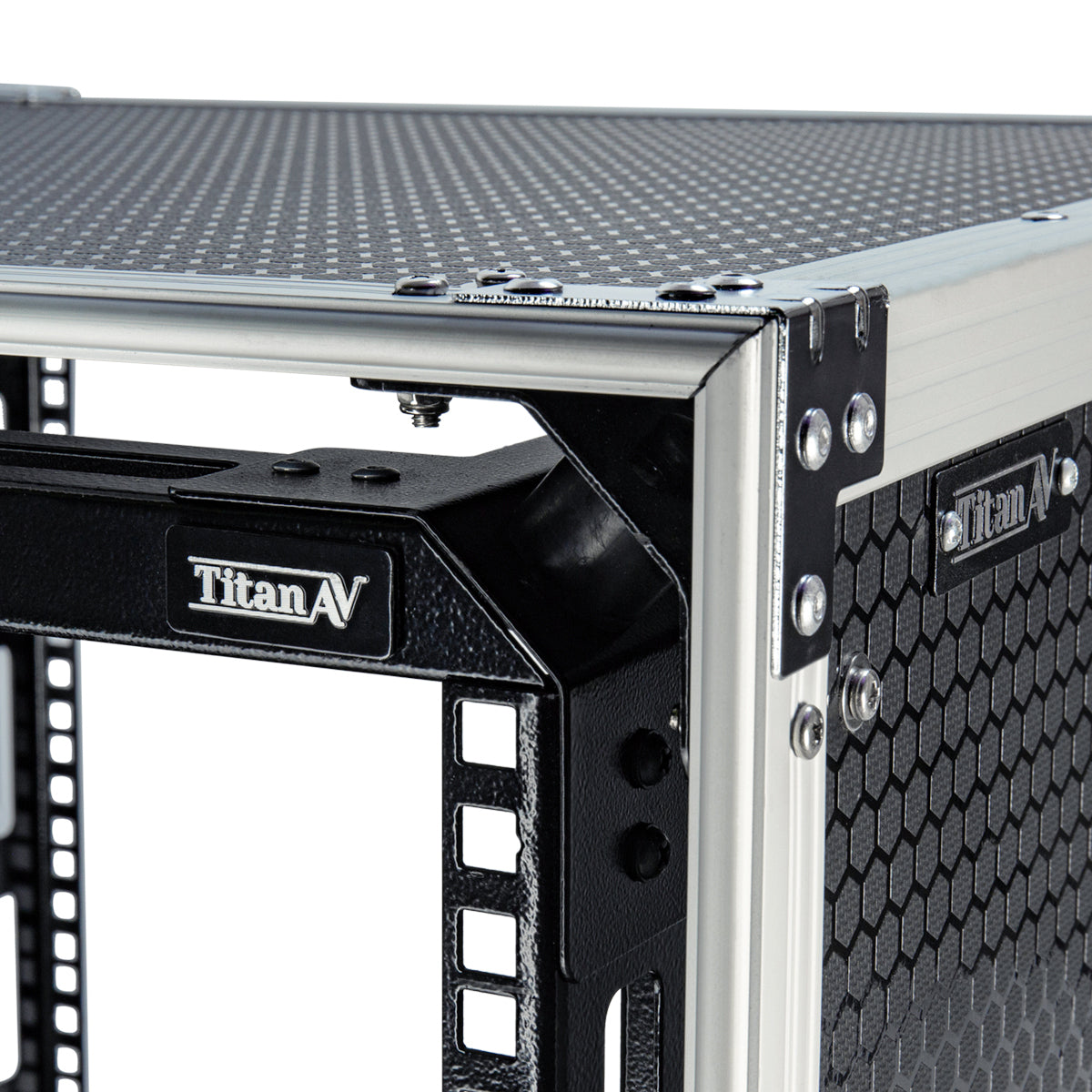 14RU Shock Rack Case | 550mm Deep | Large AV Equipment Case – Titan AV