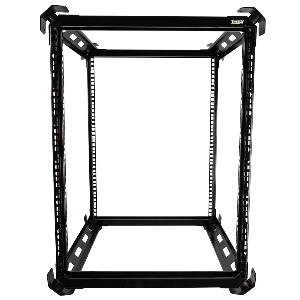 Titan AV 19” 14RU Shock Mount Rack System – 550mm Deep