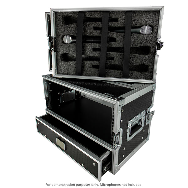 Titan AV Wireless Microphone Workstation Road Case