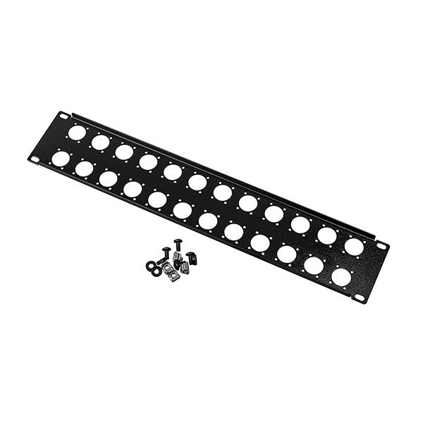 back view of 24 Port Patch Panel