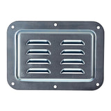Vented Blank Panel Road Case, Horizontal - Chrome