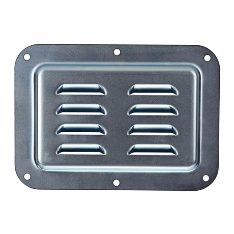 Vented Blank Panel Road Case, Horizontal - Chrome