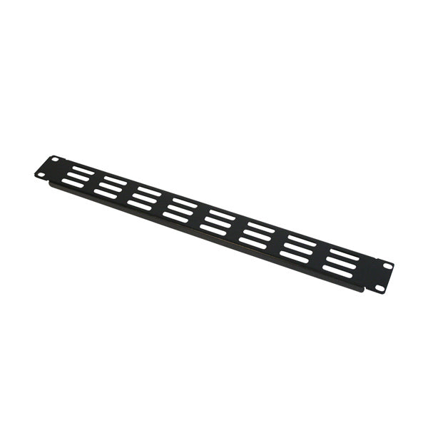 1U 19" Vented Panel, Black
