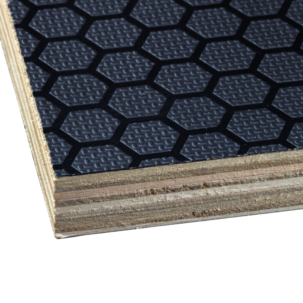 Titan AV Plywood with Hexa Pattern, 1220x1220x15mm, Black