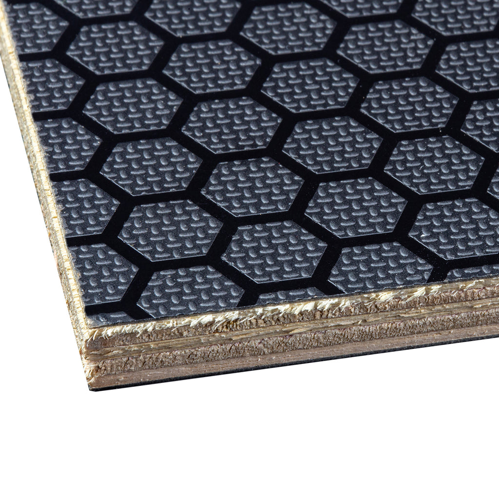 Titan AV Hexa Laminate Plywood, 1220x1220x9mm, Black