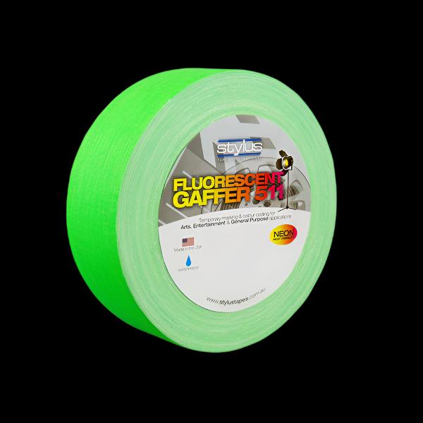 Stylus 511 Fluro-Neon Gaffer Green 48mm X 45m