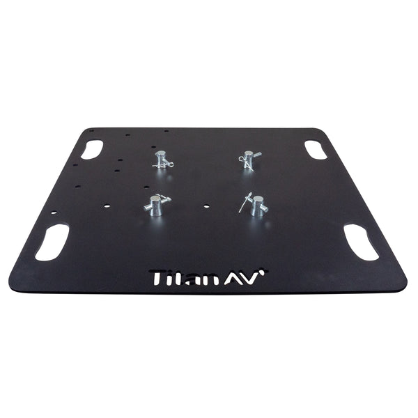 Titan AV 800 Steel Base Plate - 290 Lighting Truss in Black
