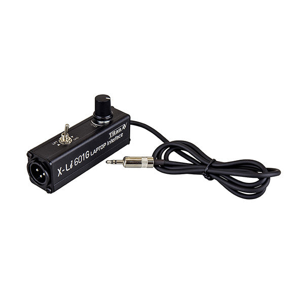 Titan AV Laptop Cable, Ground-Lift switch, 3.5mm TRS to XLR Balanced