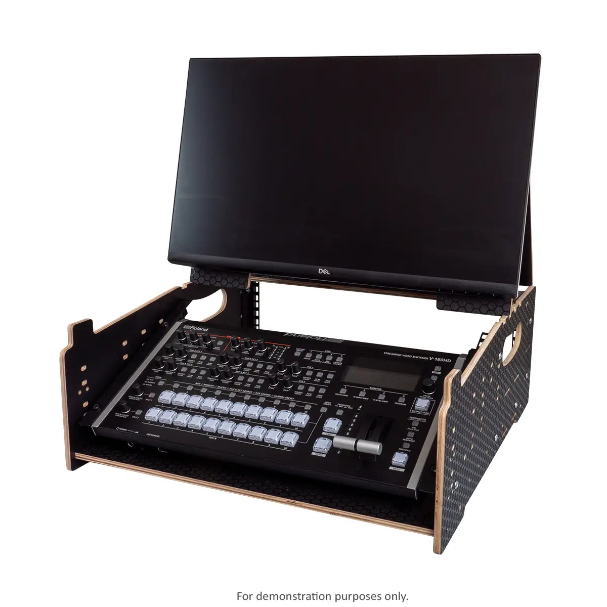 Touch Screen Rack Fly Rack Titan AV Single Monitor Fly Rack suit Roland V-160HD