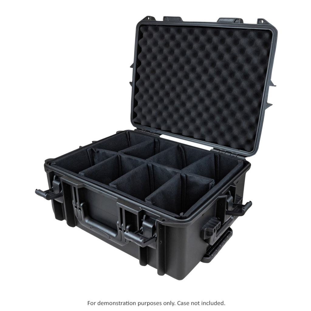 6002 - Wheeled Hard Case with Padded Divider